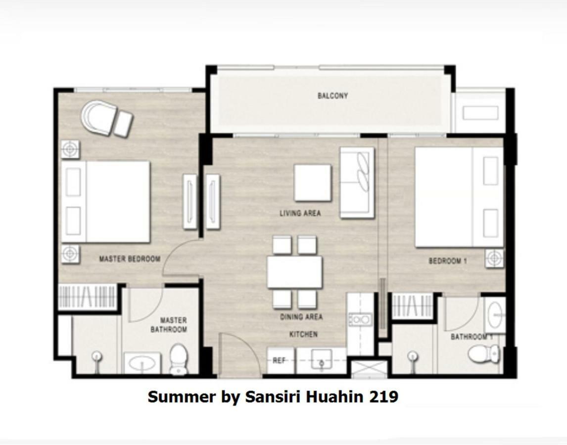 2 Bedroom Summer Huahin Condominium 外观 照片